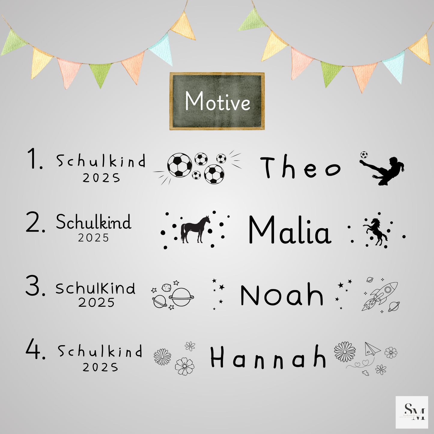 Personalisiertes Lineal Holz Schulkind 2025 – Geschenk zur Einschulung | Lineal mit Namen 20 cm | Schuleinführung