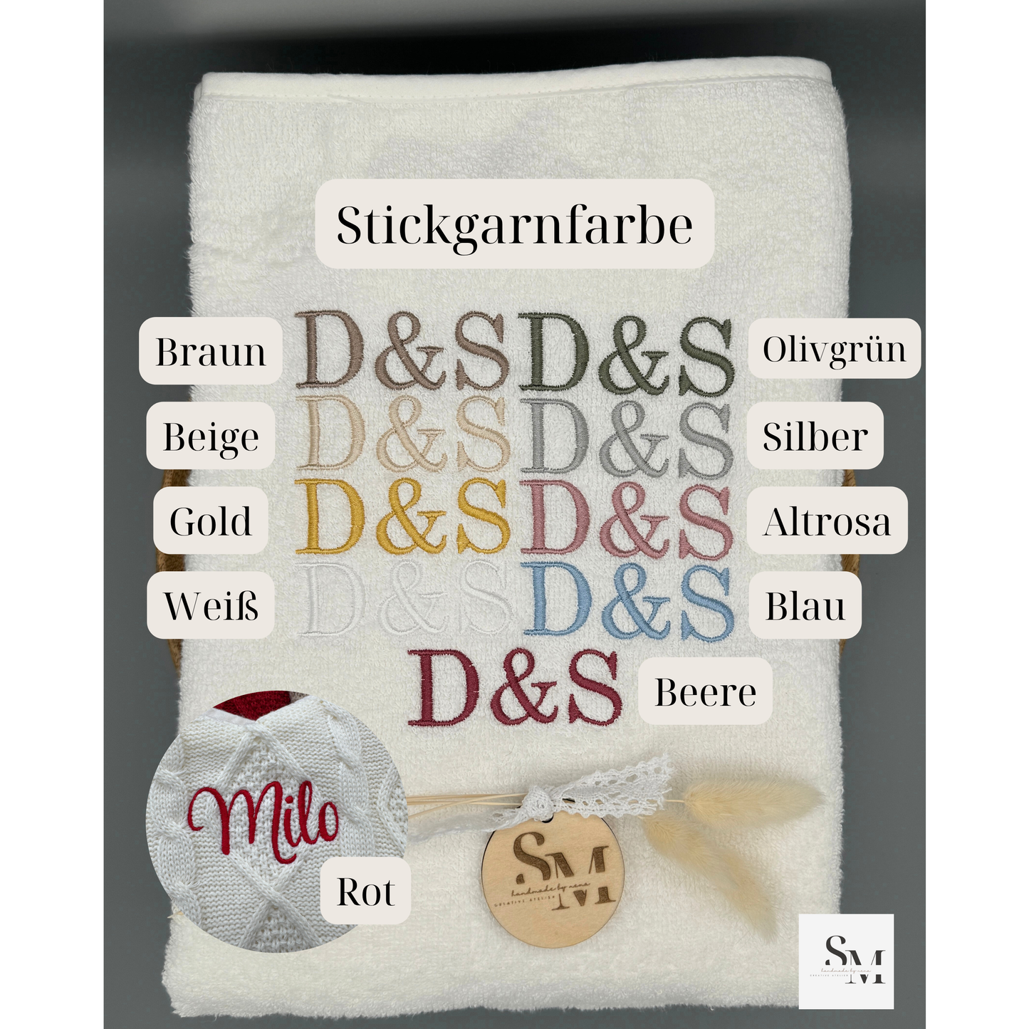 Personalisierte Nikolaussocke aus Jute | Weihnachtsstrumpf mit Namen bestickt | Nikolausstiefel zum Befüllen | Weihnachtsgeschenk Kinder