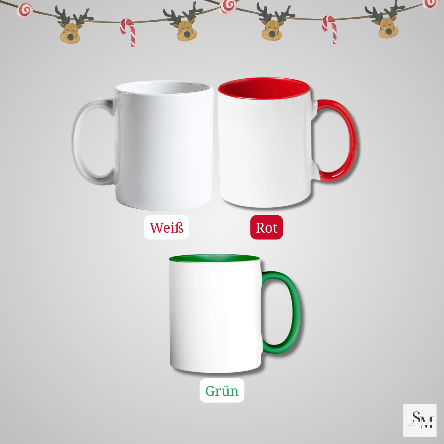 Weihnachtstasse Lebkuchen | Weihnachten | Tasse | Geschenkidee Weihnachten | Winter Mug | Süßer Lebkuchenmann Becher | Wichtelgeschenk