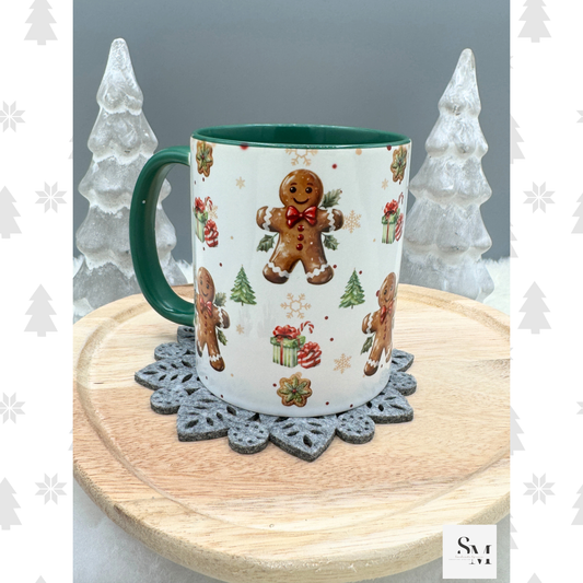 Weihnachtstasse Lebkuchen | Weihnachten | Tasse | Geschenkidee Weihnachten | Winter Mug | Süßer Lebkuchenmann Becher | Wichtelgeschenk