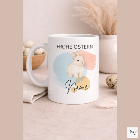 Ostern | Personalisierte Tasse | Ostergeschenk Kinder |  "Frohe Ostern" | easter mug | Ostertasse mit Name | Kaffeetasse | Tee | Osterkorb