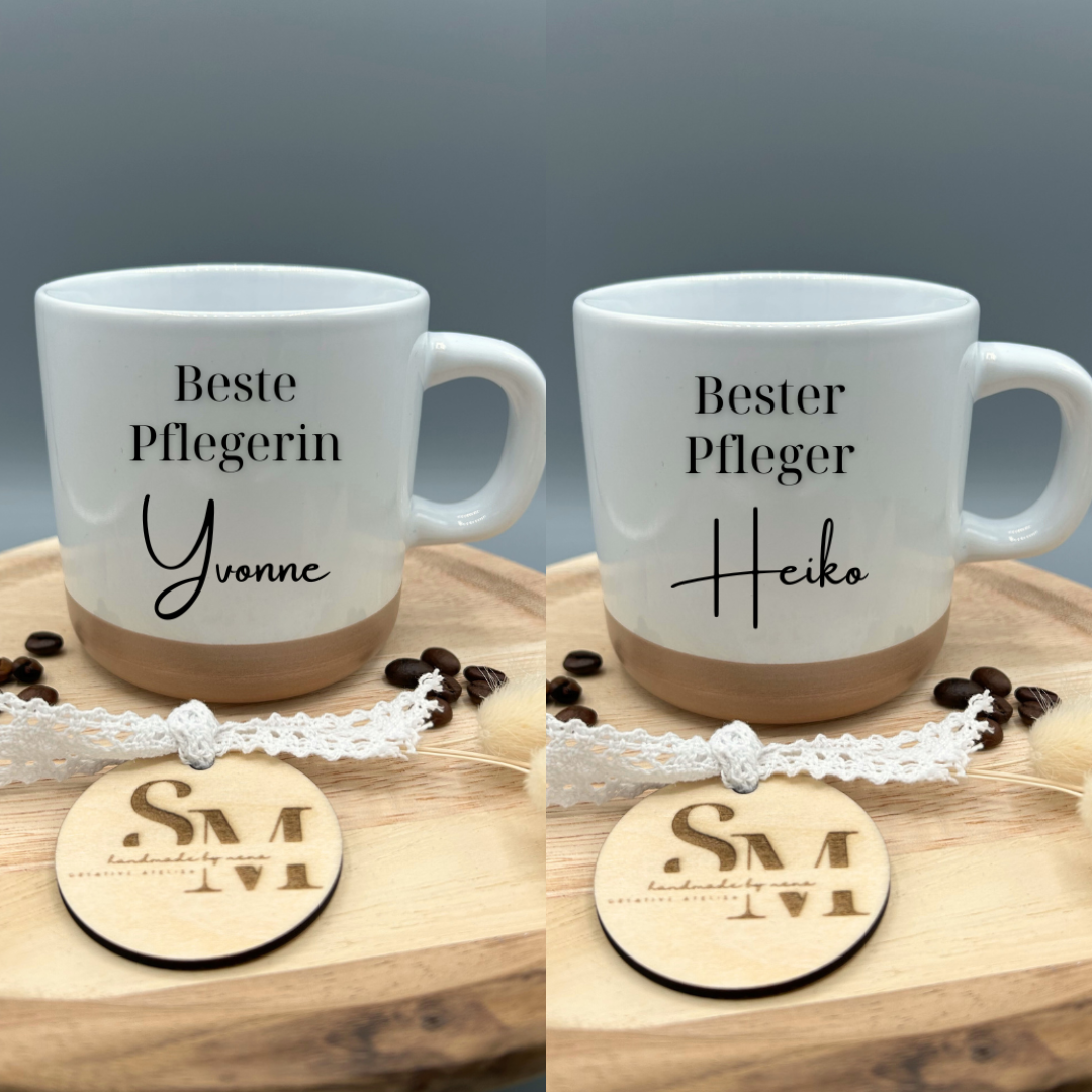 Personalisierte Tasse | Geschenk für Bester Pfleger/ Beste Pflegerin| Geburtstag | Ruhestand | Abschiedsgeschenk | Verabschiedung | Becher