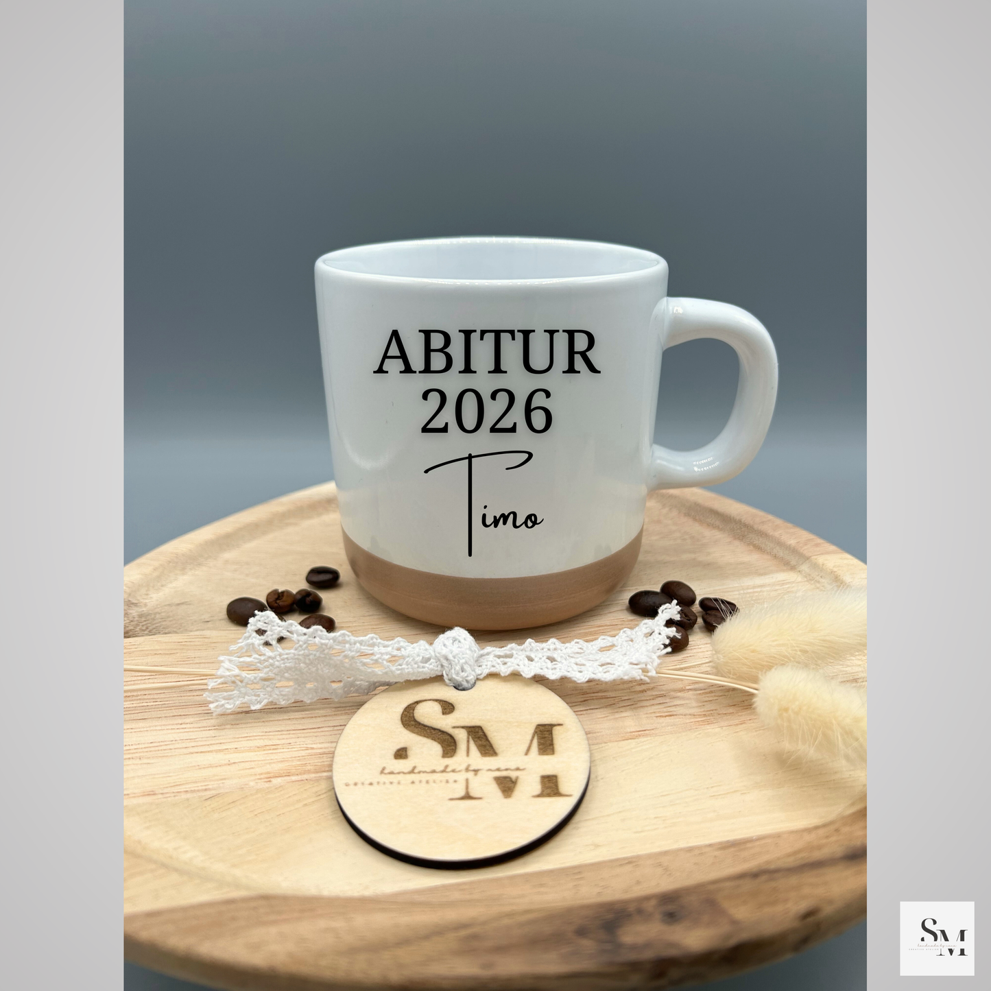 Personalisierte Tasse Abitur 2026 | Geschenk Graduation Abschluss | Abschiedsgeschenk Becher mit Namen | Abi 2026 Absolvent