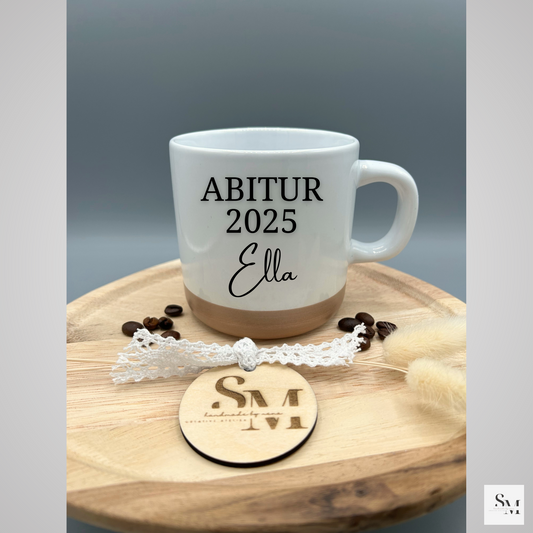 Personalisierte Tasse | Geschenk zum Abitur 2025 | Graduation | Abschluss | Abschiedsgeschenk | Becher mit Namen | Abi 2025 | Absolvent